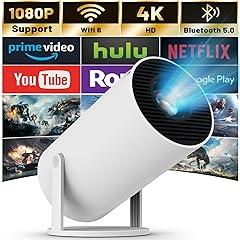 Maypug Mini Projector with WiFi 6 and Bluetooth