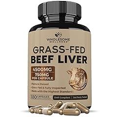 Wholesome Wellness Grass Fed Beef Liver Supplements