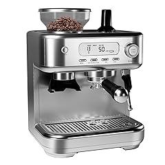 Garvee 16 Inch Espresso Machine, 20 Bar Professional Coffee Maker with Grinder for Home, Coffee Machine with High Power Milk Frother, Digital LCD, Stainless Steel (Single/Double Brew)