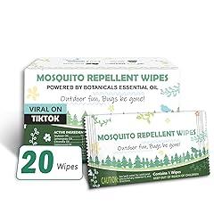 Jartc Mosquito Repellent Wipes, DEET Free