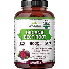 Zazzee Organic Beet Root Extract 8000 mg