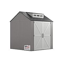 Rubbermaid Resin Outdoor Storage Shed 7x7 Ft