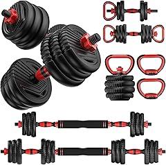 UNNMIIY Adjustable Dumbbell Set 45LBS