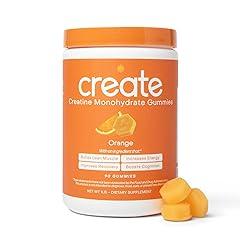 Create Creatine Monohydrate Gummies, Orange, 90ct
