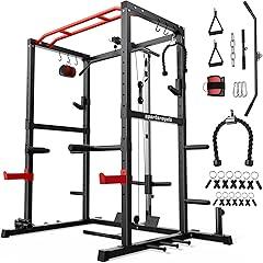 Sportsroyals Power Rack with LAT Pulldown System
