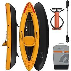 Retrospec Coaster Inflatable Kayak with Pump and Paddle