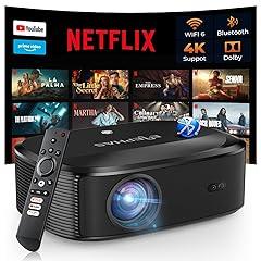 ELEPHAS 4K Outdoor Movie Projector with WiFi and Bluetooth