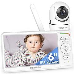HelloBaby 6'' IPS Screen Baby Monitor