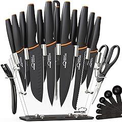 Amorston 22-Piece Kitchen Knife Set
