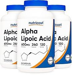 Nutricost Alpha Lipoic Acid 600mg Vegetarian - 240 Capsules