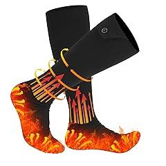 KEKELAN Heated Socks with Rechargeable Battery