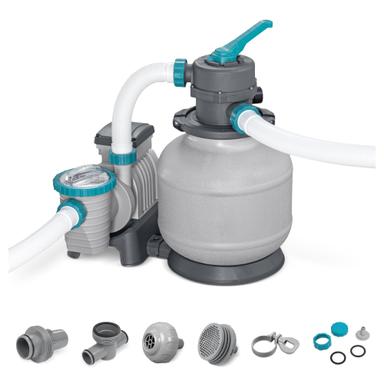 pool with sand filter