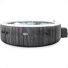 Intex PureSpa Greywood Deluxe 6-Person Spa Set