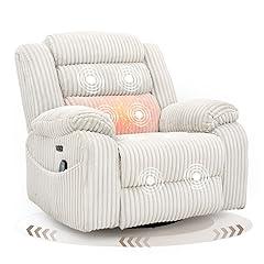 SINCRUMI Power Recliner Chair with Massage and Heat