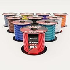 GS Power 14 Gauge Wire 10 Color Pack