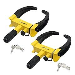 KAYCENTOP Universal Wheel Clamp Lock 2 Pack