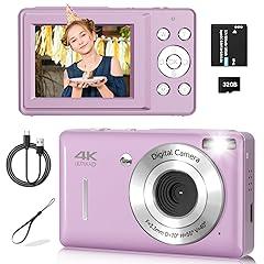 Gtonster FHD 1080P Kids Digital Camera Purple