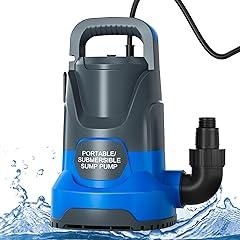 PANRANO 1HP Submersible Sump Pump