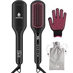 MiroPure Enhanced Ceramic Hair Straightener Brush