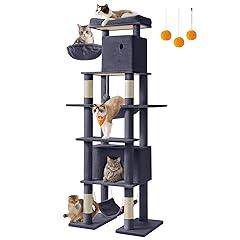 Feandrea 79-Inch Cat Tree Condo Dark Gray