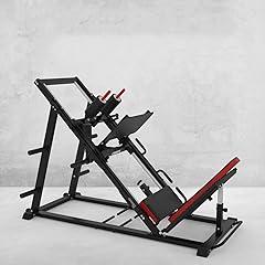 Leg Press Hack Squat Combo Machine - 1500LB Capacity Adjustable Home Gym Equipment with Linear Bearing & Weight Storage for Full Lower Body Workout
