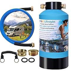 H&G lifestyles Portable Water Softener for RV 16,000 Grains
