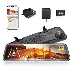 WOLFBOX G840S 12" 4K Mirror Dash Cam