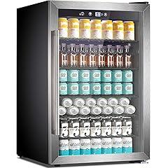 Joy Pebble Mini Fridge Beverage Cooler 145 Can