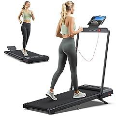 WELLFIT Walking Pad Treadmill with Incline