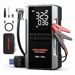 WOLFBOX 3000A Jump Starter with Air Compressor