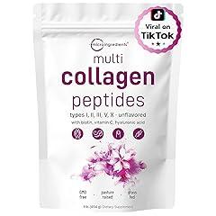 Micro Ingredients Multi Collagen Peptides Powder 16 Oz
