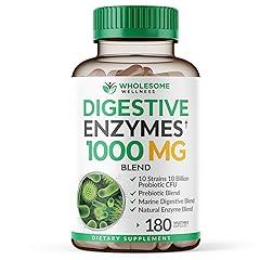 Wholesome Wellness Digestive Enzymes with Prebiotics & Probiotics