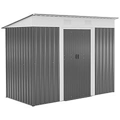 Outsunny 8'x3.5' Metal Garden Shed