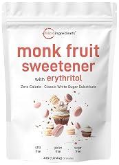 Monk Fruit Erythritol Sweetener Granules