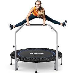 BCAN 48" Foldable Mini Trampoline for Adults