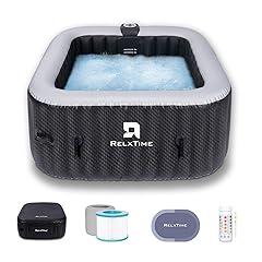 RELXTIME Inflatable Hot Tub 2-3 Person