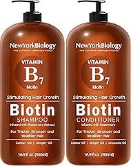 New York Biology Biotin Shampoo and Conditioner Set