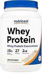 Nutricost Whey Protein Concentrate Unflavored 2LBS