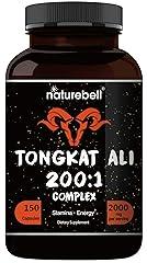 NatureBell Tongkat Ali Extract 2000mg with Ginseng