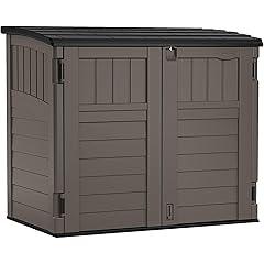 Suncast Outdoor Storage Shed, Stoney/Black