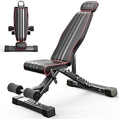 Yoleo Adjustable Foldable Weight Bench