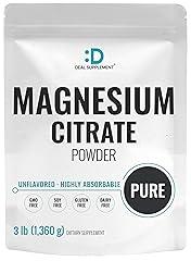 Deal Supplement Magnesium Citrate Powder 500mg