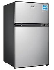 Midea WHD-113FSS1 Compact Refrigerator 3.1 cu ft