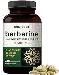 NatureBell Berberine with Cinnamon and Turmeric