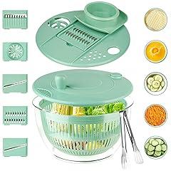 YUANYE Salad Spinner with Slicer and Strainer