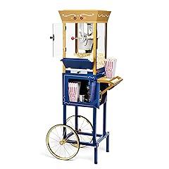 Nostalgia Popcorn Maker Cart - Vintage Style