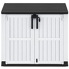 DWVO Tool Storage Shed, Light Gray