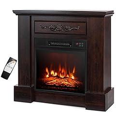Costway Electric Fireplace Heater 32-Inch