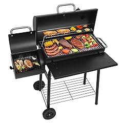 Realcook Charcoal Grill with Offset Smoker