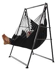 Hammock Chair with Stand and Footrest